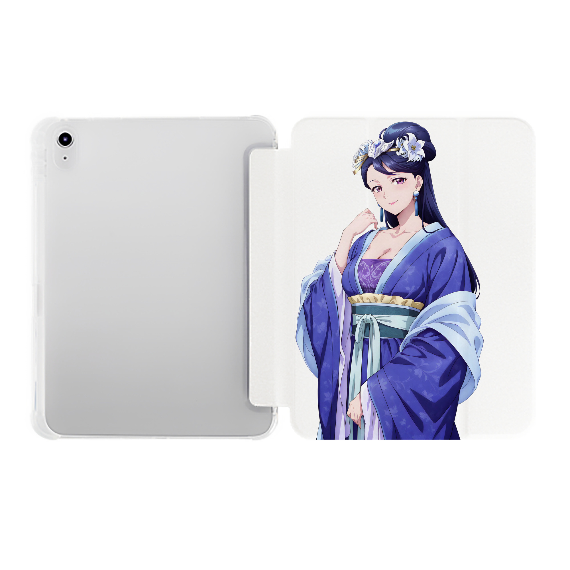 （画像用） 薬屋のひとりごと The Apothecary Diaries IPad ケース ペン収納付き 三つ折りスタンド PUレザー×シリコン 対応機種9.5/10.5/10.9インチ